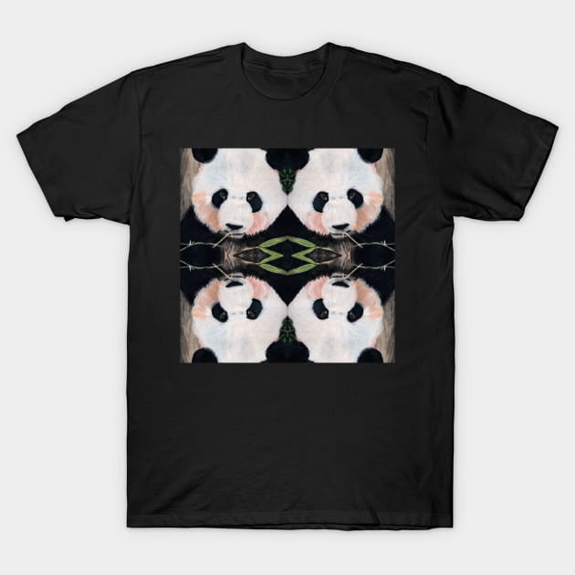 Panda Bear T-Shirt by teenamarie23art